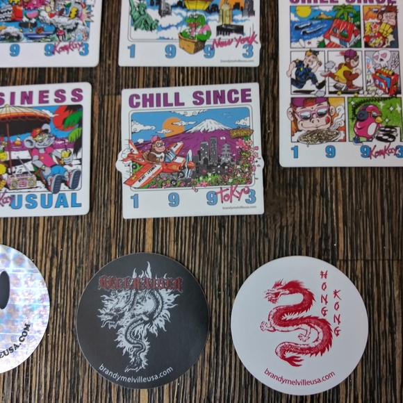 15 pc Brandy Melville Sticker Collection Alien - Picture 4 of 6